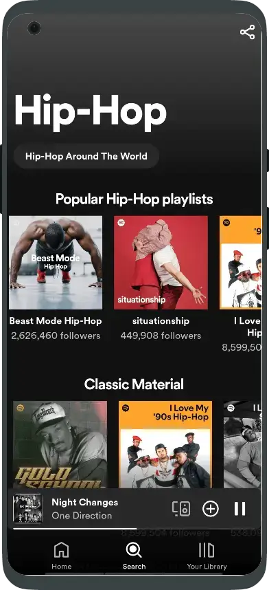 Spotify Premium APK Bandera.
